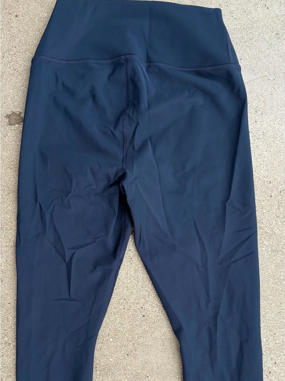 Alo cut out Navy High-Waist Active Leggings